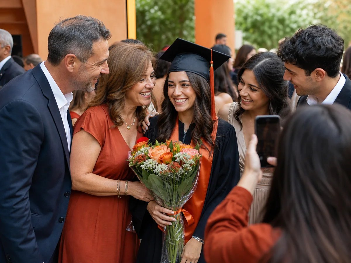 Graduation · Bring every guest photo into one private QR album.